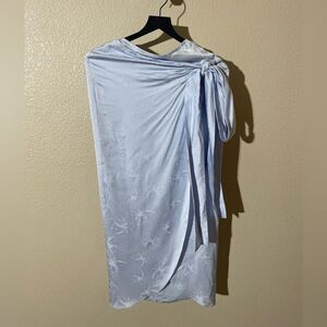 Silvia Tcherassi Light Blue Midi Skirt